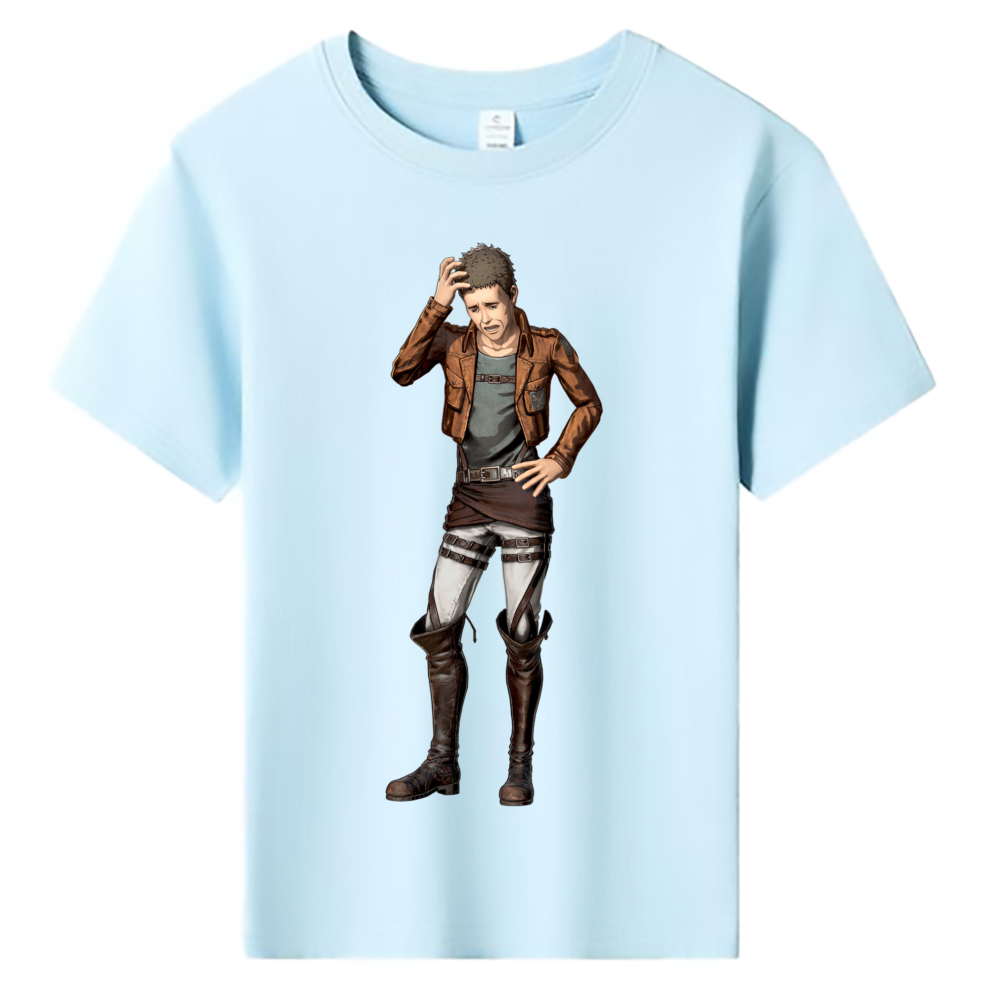 （画像用） 進撃の巨人 Attack on Titan 綿100％キッズTシャツ（フロントプリント）